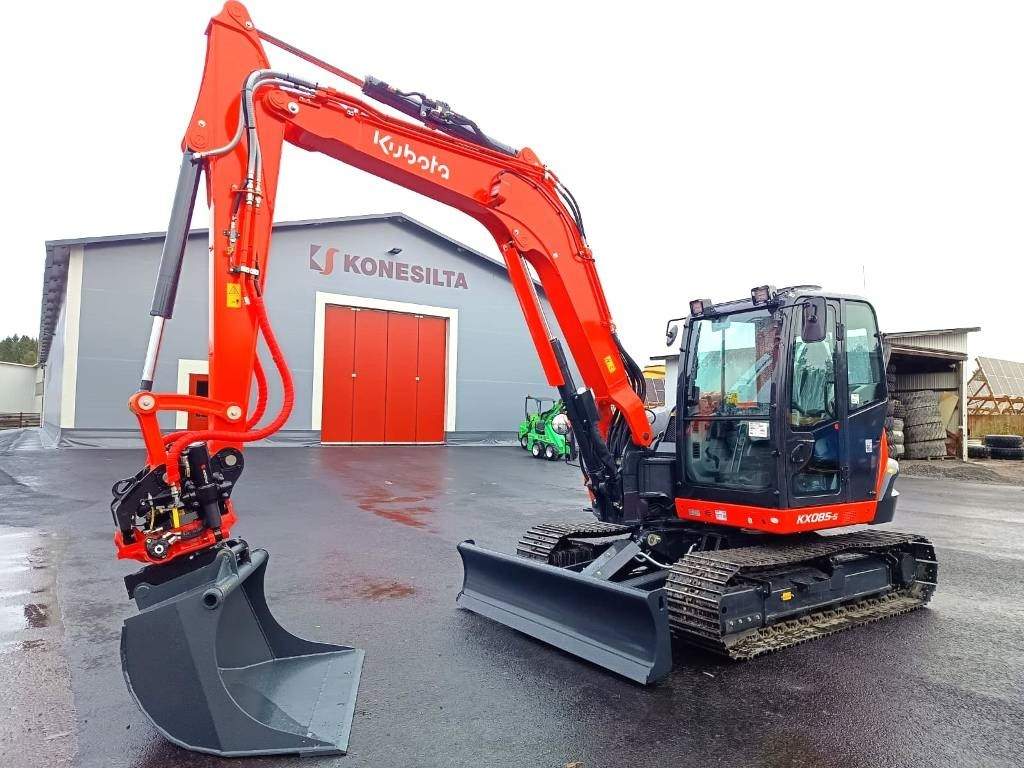 Uusi Minikuormaaja Kubota KX085-5 -UUTUUS- KMÄKI/PIRKKALA/TUUSULA: kuva Uusi Minikuormaaja Kubota KX085-5 -UUTUUS- KMÄKI/PIRKKALA/TUUSULA