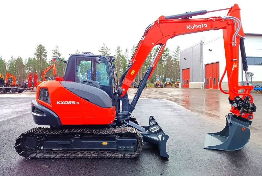 Uusi Minikuormaaja Kubota KX085-5 -UUTUUS- KMÄKI/PIRKKALA/TUUSULA: kuva Uusi Minikuormaaja Kubota KX085-5 -UUTUUS- KMÄKI/PIRKKALA/TUUSULA