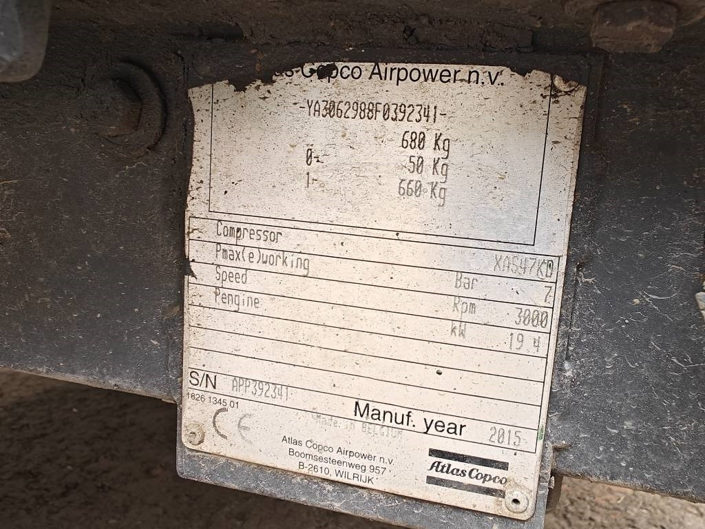 Atlas Copco XAS 47 - Rakennuskoneet: kuva Atlas Copco XAS 47 - Rakennuskoneet Atlas Copco XAS 47 - Rakennuskoneet: kuva Atlas Copco XAS 47 - Rakennuskoneet