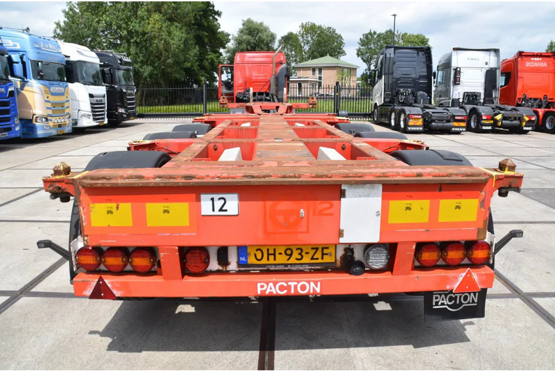 Pacton T3-010 - BPW AXLES - DRUM BRAKES - 2 LIFT AXLES - 2 x EXTENDABLE - - Konttialus/ Vaihtokuormatilat puoliperävaunu: kuva Pacton T3-010 - BPW AXLES - DRUM BRAKES - 2 LIFT AXLES - 2 x EXTENDABLE - - Konttialus/ Vaihtokuormatilat puoliperävaunu Pacton T3-010 - BPW AXLES - DRUM BRAKES - 2 LIFT AXLES - 2 x EXTENDABLE - - Konttialus/ Vaihtokuormatilat puoliperävaunu: kuva Pacton T3-010 - BPW AXLES - DRUM BRAKES - 2 LIFT AXLES - 2 x EXTENDABLE - - Konttialus/ Vaihtokuormatilat puoliperävaunu