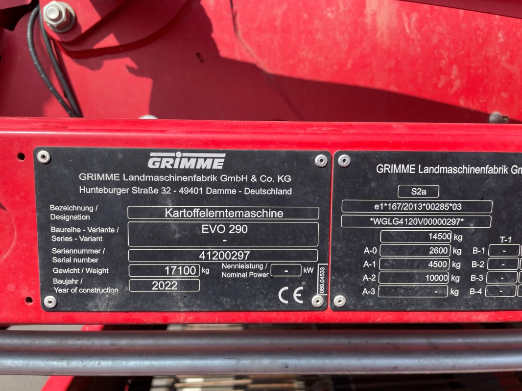 Grimme EVO 290 AirSep - Sadonkorjuukone: kuva Grimme EVO 290 AirSep - Sadonkorjuukone Grimme EVO 290 AirSep - Sadonkorjuukone: kuva Grimme EVO 290 AirSep - Sadonkorjuukone