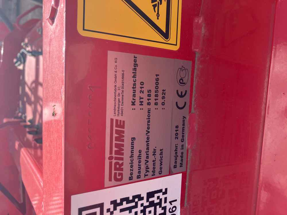 Grimme HT 210 - Sadonkorjuukone: kuva Grimme HT 210 - Sadonkorjuukone Grimme HT 210 - Sadonkorjuukone: kuva Grimme HT 210 - Sadonkorjuukone