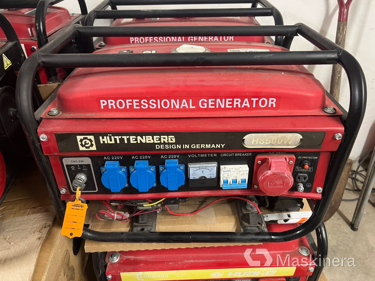 Elverk Huttenberg H8500W - Sähkögeneraattori: kuva Elverk Huttenberg H8500W - Sähkögeneraattori Elverk Huttenberg H8500W - Sähkögeneraattori: kuva Elverk Huttenberg H8500W - Sähkögeneraattori