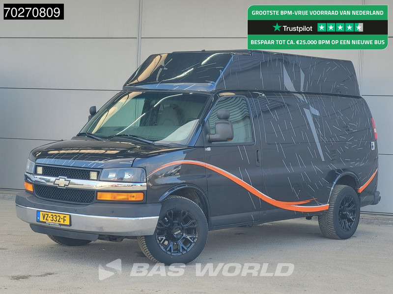 Chevrolet Chevy Van 6.0L V8 MARGE LPG Chevy Van Camper Basis APK 10-2025 GMC Savana 230V aansluiting Airco Camera Cruise 8m3 Airco Trekhaak Cruise c - Pieni pakettiauto: kuva Chevrolet Chevy Van 6.0L V8 MARGE LPG Chevy Van Camper Basis APK 10-2025 GMC Savana 230V aansluiting Airco Camera Cruise 8m3 Airco Trekhaak Cruise c - Pieni pakettiauto Chevrolet Chevy Van 6.0L V8 MARGE LPG Chevy Van Camper Basis APK 10-2025 GMC Savana 230V aansluiting Airco Camera Cruise 8m3 Airco Trekhaak Cruise c - Pieni pakettiauto: kuva Chevrolet Chevy Van 6.0L V8 MARGE LPG Chevy Van Camper Basis APK 10-2025 GMC Savana 230V aansluiting Airco Camera Cruise 8m3 Airco Trekhaak Cruise c - Pieni pakettiauto