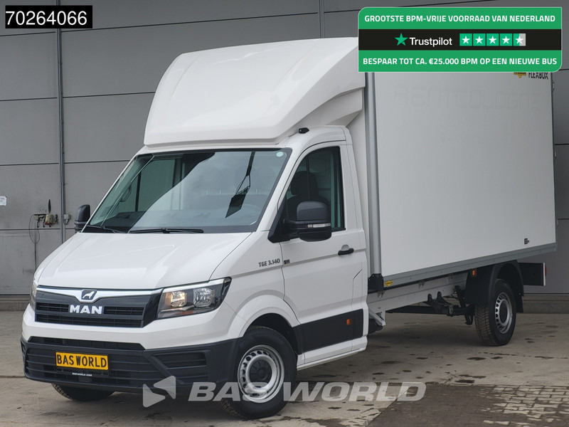 MAN TGE 3.140 Bakwagen met achterdeuren Nieuw!! Airco Meubelbak Koffer 17m3 Airco - Jakeluauto: kuva MAN TGE 3.140 Bakwagen met achterdeuren Nieuw!! Airco Meubelbak Koffer 17m3 Airco - Jakeluauto MAN TGE 3.140 Bakwagen met achterdeuren Nieuw!! Airco Meubelbak Koffer 17m3 Airco - Jakeluauto: kuva MAN TGE 3.140 Bakwagen met achterdeuren Nieuw!! Airco Meubelbak Koffer 17m3 Airco - Jakeluauto