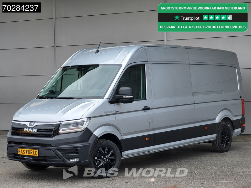 MAN TGE 3.180 Automaat 2025 Facelift L4H3 Trekhaak LED ACC Navi Airco Camera Parkeersensoren Euro6 L3H2 15m3 Airco Trekhaak - Pakettiauto: kuva MAN TGE 3.180 Automaat 2025 Facelift L4H3 Trekhaak LED ACC Navi Airco Camera Parkeersensoren Euro6 L3H2 15m3 Airco Trekhaak - Pakettiauto MAN TGE 3.180 Automaat 2025 Facelift L4H3 Trekhaak LED ACC Navi Airco Camera Parkeersensoren Euro6 L3H2 15m3 Airco Trekhaak - Pakettiauto: kuva MAN TGE 3.180 Automaat 2025 Facelift L4H3 Trekhaak LED ACC Navi Airco Camera Parkeersensoren Euro6 L3H2 15m3 Airco Trekhaak - Pakettiauto