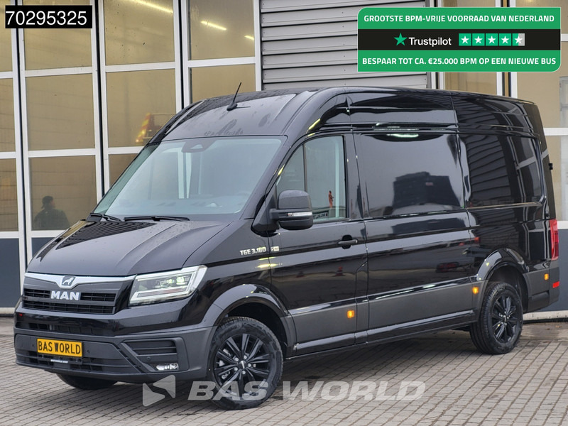 MAN TGE 3.180 Automaat 2025 model Facelift Black Edition L3H3 Trekhaak ACC LED Navi Camera Parkeersensoren Euro6 L2H2 11m3 Airco Trekhaak - Pakettiauto: kuva MAN TGE 3.180 Automaat 2025 model Facelift Black Edition L3H3 Trekhaak ACC LED Navi Camera Parkeersensoren Euro6 L2H2 11m3 Airco Trekhaak - Pakettiauto MAN TGE 3.180 Automaat 2025 model Facelift Black Edition L3H3 Trekhaak ACC LED Navi Camera Parkeersensoren Euro6 L2H2 11m3 Airco Trekhaak - Pakettiauto: kuva MAN TGE 3.180 Automaat 2025 model Facelift Black Edition L3H3 Trekhaak ACC LED Navi Camera Parkeersensoren Euro6 L2H2 11m3 Airco Trekhaak - Pakettiauto