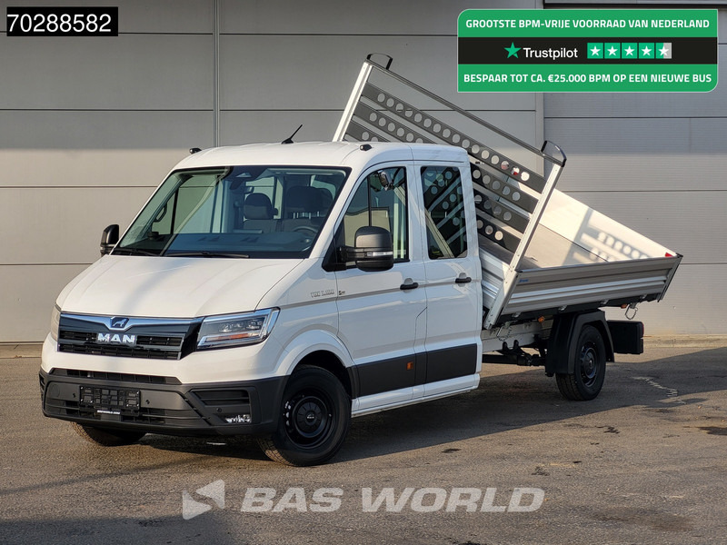 MAN TGE 3.180 Driezijdige Kipper Automaat Dubbel Cabine 2025 Facelift 180PK Trekhaak LED Navi ACC Airco Cruise Euro6 Kipper Tippe Benne Kieper - Kippilava-auto: kuva MAN TGE 3.180 Driezijdige Kipper Automaat Dubbel Cabine 2025 Facelift 180PK Trekhaak LED Navi ACC Airco Cruise Euro6 Kipper Tippe Benne Kieper - Kippilava-auto MAN TGE 3.180 Driezijdige Kipper Automaat Dubbel Cabine 2025 Facelift 180PK Trekhaak LED Navi ACC Airco Cruise Euro6 Kipper Tippe Benne Kieper - Kippilava-auto: kuva MAN TGE 3.180 Driezijdige Kipper Automaat Dubbel Cabine 2025 Facelift 180PK Trekhaak LED Navi ACC Airco Cruise Euro6 Kipper Tippe Benne Kieper - Kippilava-auto