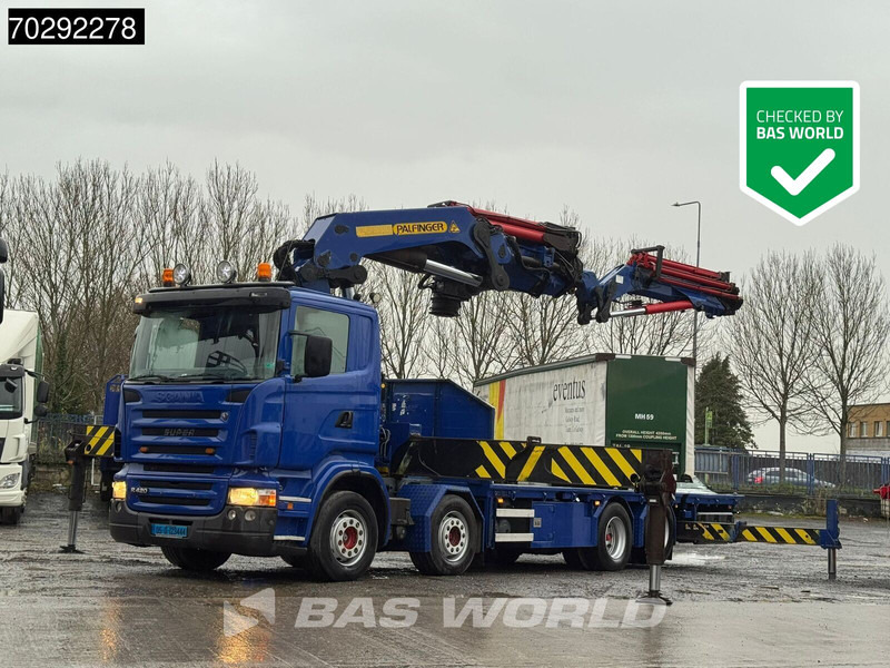Scania R420 8X2 Palfinger PK100002 Crane Kran + PJ170 JIB Lift Axle Euro 4 - Lava-kuorma-auto, Nosturiauto: kuva Scania R420 8X2 Palfinger PK100002 Crane Kran + PJ170 JIB Lift Axle Euro 4 - Lava-kuorma-auto, Nosturiauto Scania R420 8X2 Palfinger PK100002 Crane Kran + PJ170 JIB Lift Axle Euro 4 - Lava-kuorma-auto, Nosturiauto: kuva Scania R420 8X2 Palfinger PK100002 Crane Kran + PJ170 JIB Lift Axle Euro 4 - Lava-kuorma-auto, Nosturiauto