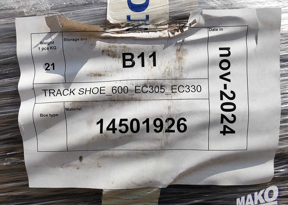 NOWE klepki płyty gąsienic Volvo 60cm 600mm - Telaketju - Rakennuskoneet: kuva NOWE klepki płyty gąsienic Volvo 60cm 600mm - Telaketju - Rakennuskoneet NOWE klepki płyty gąsienic Volvo 60cm 600mm - Telaketju - Rakennuskoneet: kuva NOWE klepki płyty gąsienic Volvo 60cm 600mm - Telaketju - Rakennuskoneet