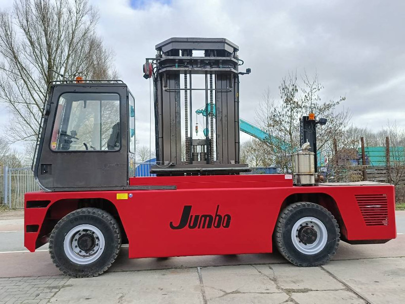 Jumbo J/SH 120/14/75 zijlader side forklift stapler 12 T - Kylkitrukki: kuva Jumbo J/SH 120/14/75 zijlader side forklift stapler 12 T - Kylkitrukki Jumbo J/SH 120/14/75 zijlader side forklift stapler 12 T - Kylkitrukki: kuva Jumbo J/SH 120/14/75 zijlader side forklift stapler 12 T - Kylkitrukki