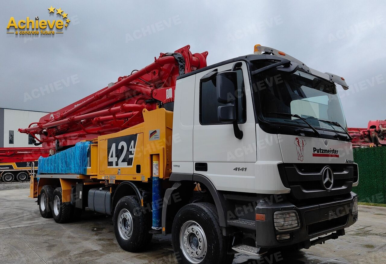 PUTZMEISTER Mercedes-Benz Actros 4141 concrete pumpM42-4R 170 m³【ACHIEVE】TOP CONDITION!!! - Betonipumppuauto: kuva PUTZMEISTER Mercedes-Benz Actros 4141 concrete pumpM42-4R 170 m³【ACHIEVE】TOP CONDITION!!! - Betonipumppuauto PUTZMEISTER Mercedes-Benz Actros 4141 concrete pumpM42-4R 170 m³【ACHIEVE】TOP CONDITION!!! - Betonipumppuauto: kuva PUTZMEISTER Mercedes-Benz Actros 4141 concrete pumpM42-4R 170 m³【ACHIEVE】TOP CONDITION!!! - Betonipumppuauto