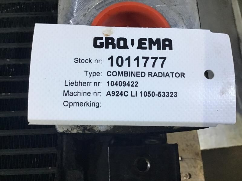 Liebherr COMBINED RADIATOR - Jäähdytin: kuva Liebherr COMBINED RADIATOR - Jäähdytin Liebherr COMBINED RADIATOR - Jäähdytin: kuva Liebherr COMBINED RADIATOR - Jäähdytin