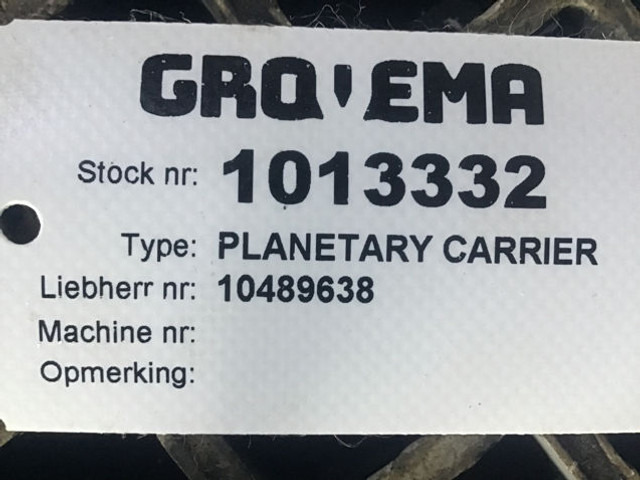 Liebherr Planetary Carrier - Ripustin: kuva Liebherr Planetary Carrier - Ripustin Liebherr Planetary Carrier - Ripustin: kuva Liebherr Planetary Carrier - Ripustin
