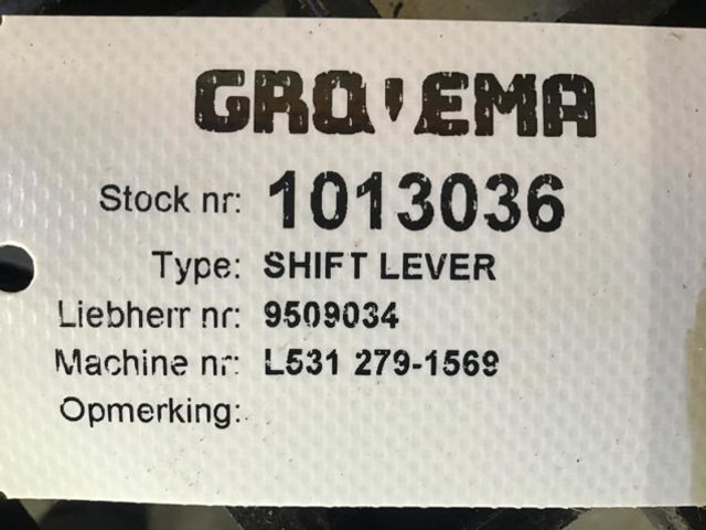 Liebherr Shift Lever - Vaihdekeppi: kuva Liebherr Shift Lever - Vaihdekeppi Liebherr Shift Lever - Vaihdekeppi: kuva Liebherr Shift Lever - Vaihdekeppi