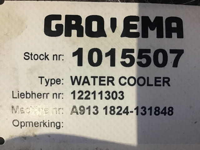 Liebherr Water Cooler - Jäähdytin: kuva Liebherr Water Cooler - Jäähdytin Liebherr Water Cooler - Jäähdytin: kuva Liebherr Water Cooler - Jäähdytin