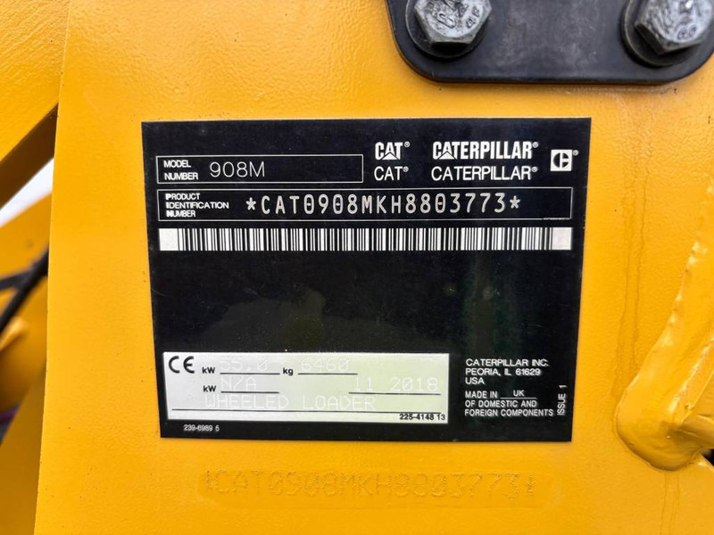 Cat 908 M - Pyöräkuormaaja: kuva Cat 908 M - Pyöräkuormaaja Cat 908 M - Pyöräkuormaaja: kuva Cat 908 M - Pyöräkuormaaja