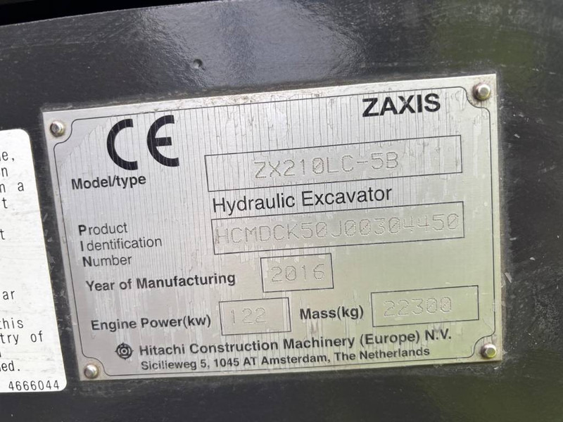 Hitachi ZX 210 LC-5 B - Telakaivukone: kuva Hitachi ZX 210 LC-5 B - Telakaivukone Hitachi ZX 210 LC-5 B - Telakaivukone: kuva Hitachi ZX 210 LC-5 B - Telakaivukone