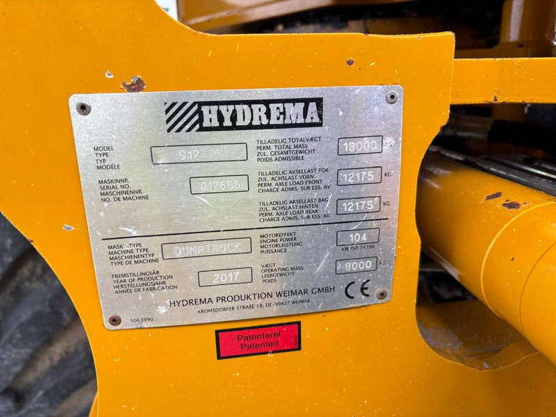Hydrema 912 FS - Nivelkippiauto: kuva Hydrema 912 FS - Nivelkippiauto Hydrema 912 FS - Nivelkippiauto: kuva Hydrema 912 FS - Nivelkippiauto