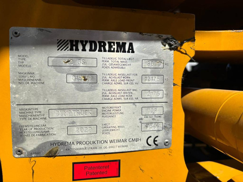 Hydrema 912 GS - Nivelkippiauto: kuva Hydrema 912 GS - Nivelkippiauto Hydrema 912 GS - Nivelkippiauto: kuva Hydrema 912 GS - Nivelkippiauto