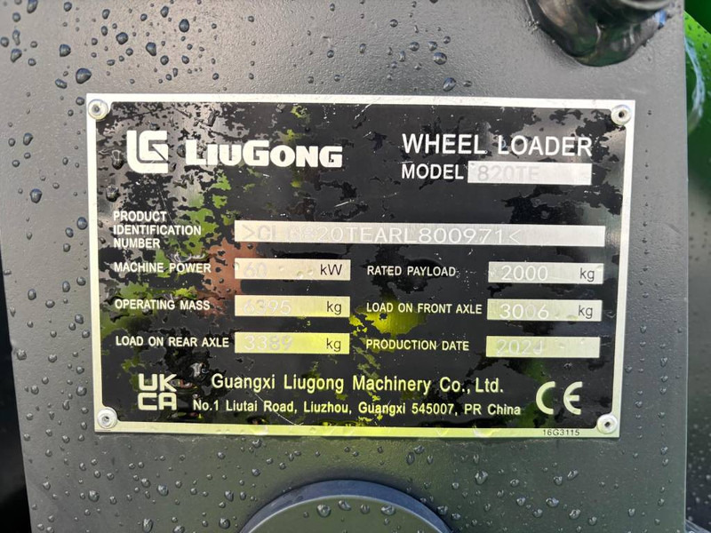 LIUGONG 820 TE Electric - Pyöräkuormaaja: kuva LIUGONG 820 TE Electric - Pyöräkuormaaja LIUGONG 820 TE Electric - Pyöräkuormaaja: kuva LIUGONG 820 TE Electric - Pyöräkuormaaja