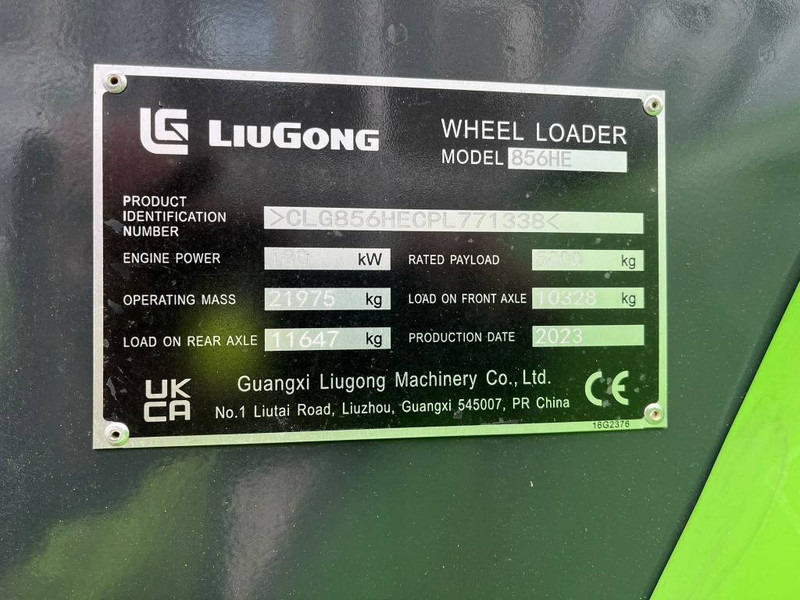 Leasing LIUGONG 856 HE LIUGONG 856 HE: kuva Leasing LIUGONG 856 HE LIUGONG 856 HE