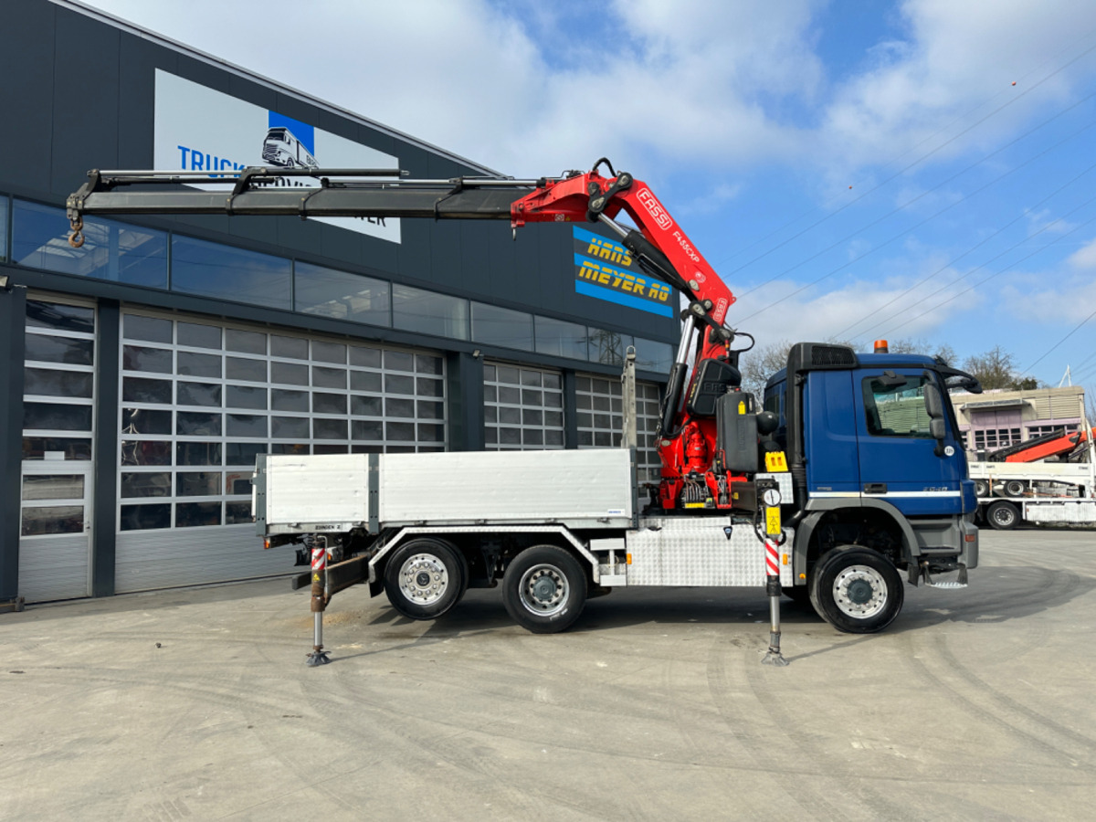 Nosturiauto MERCEDES Actros 2648 6x4/4 Fassi455 SZM/Pritsche: kuva Nosturiauto MERCEDES Actros 2648 6x4/4 Fassi455 SZM/Pritsche