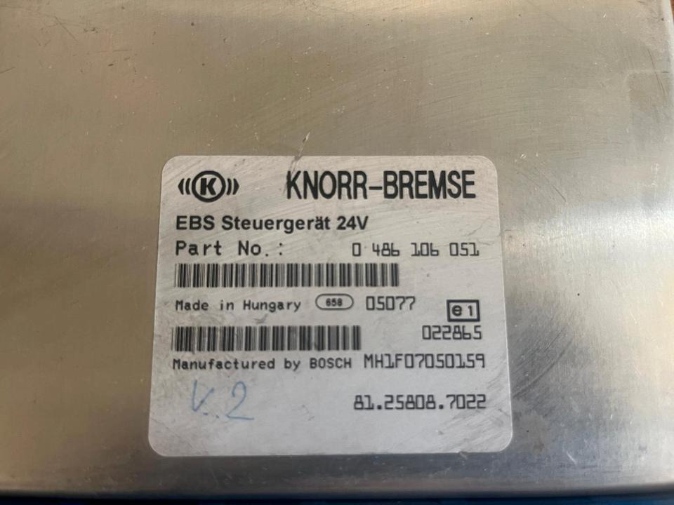 MAN Knorr-bremse EBS Steuergerät 81.25808.7022 - Ohjainyksikkö - Kuorma-auto: kuva MAN Knorr-bremse EBS Steuergerät 81.25808.7022 - Ohjainyksikkö - Kuorma-auto MAN Knorr-bremse EBS Steuergerät 81.25808.7022 - Ohjainyksikkö - Kuorma-auto: kuva MAN Knorr-bremse EBS Steuergerät 81.25808.7022 - Ohjainyksikkö - Kuorma-auto