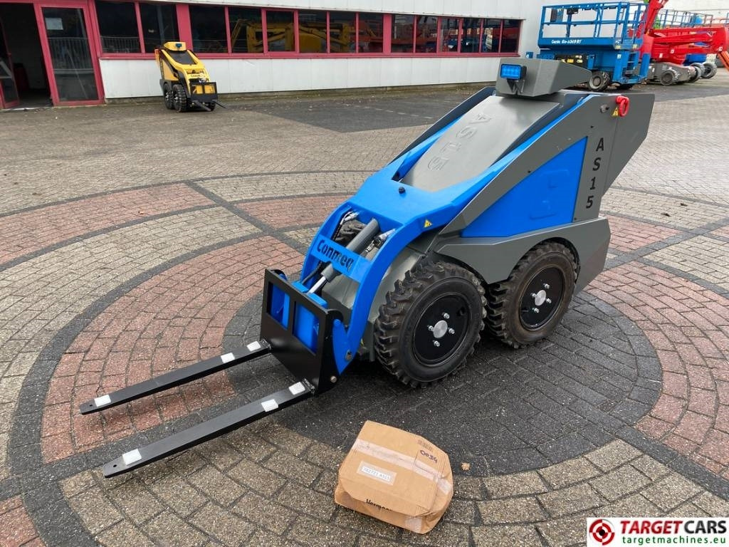 Conmeq AS15 Mini Skid Steer Electric Wheel Loader - Liukuohjattu kuormaaja: kuva Conmeq AS15 Mini Skid Steer Electric Wheel Loader - Liukuohjattu kuormaaja Conmeq AS15 Mini Skid Steer Electric Wheel Loader - Liukuohjattu kuormaaja: kuva Conmeq AS15 Mini Skid Steer Electric Wheel Loader - Liukuohjattu kuormaaja