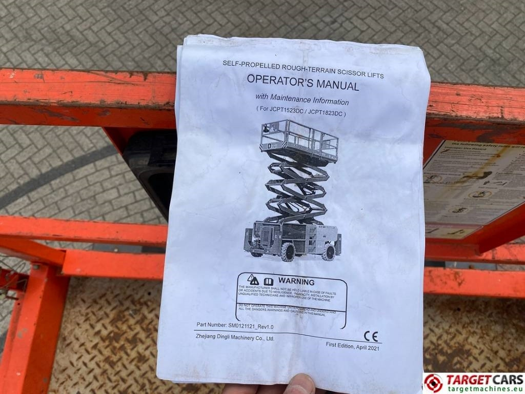 Leasing Dingli JCPT1823DC Electric 4x4 Scissor Work Lift 1800cm  Dingli JCPT1823DC Electric 4x4 Scissor Work Lift 1800cm: kuva Leasing Dingli JCPT1823DC Electric 4x4 Scissor Work Lift 1800cm  Dingli JCPT1823DC Electric 4x4 Scissor Work Lift 1800cm