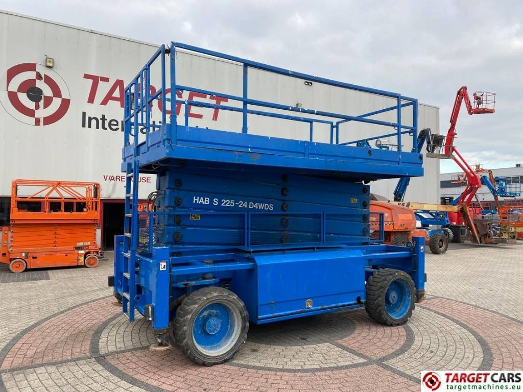 HAB S225-24D 4WDS Diesel 4x4 Scissor Work Lift 2250cm - Saksilava: kuva HAB S225-24D 4WDS Diesel 4x4 Scissor Work Lift 2250cm - Saksilava HAB S225-24D 4WDS Diesel 4x4 Scissor Work Lift 2250cm - Saksilava: kuva HAB S225-24D 4WDS Diesel 4x4 Scissor Work Lift 2250cm - Saksilava