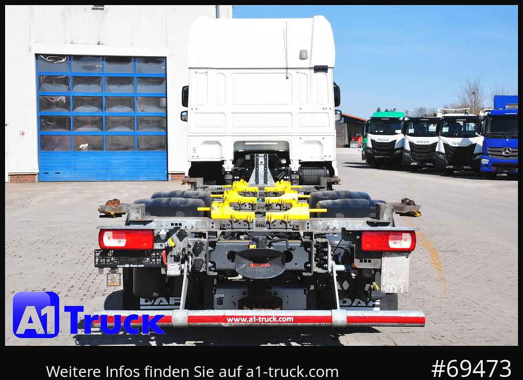 Konttialus/ Vaihtokuormatilat kuorma-auto DAF DAF XF 480 FAR SSC Intarder Multiwechsler, 7.82: kuva Konttialus/ Vaihtokuormatilat kuorma-auto DAF DAF XF 480 FAR SSC Intarder Multiwechsler, 7.82