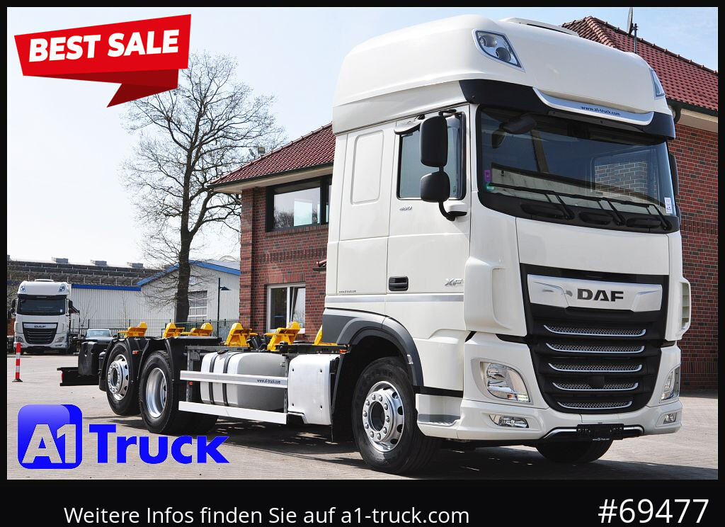 DAF XF 480 Intarder, Multiwechsler 2x AHK - Konttialus/ Vaihtokuormatilat kuorma-auto: kuva DAF XF 480 Intarder, Multiwechsler 2x AHK - Konttialus/ Vaihtokuormatilat kuorma-auto DAF XF 480 Intarder, Multiwechsler 2x AHK - Konttialus/ Vaihtokuormatilat kuorma-auto: kuva DAF XF 480 Intarder, Multiwechsler 2x AHK - Konttialus/ Vaihtokuormatilat kuorma-auto