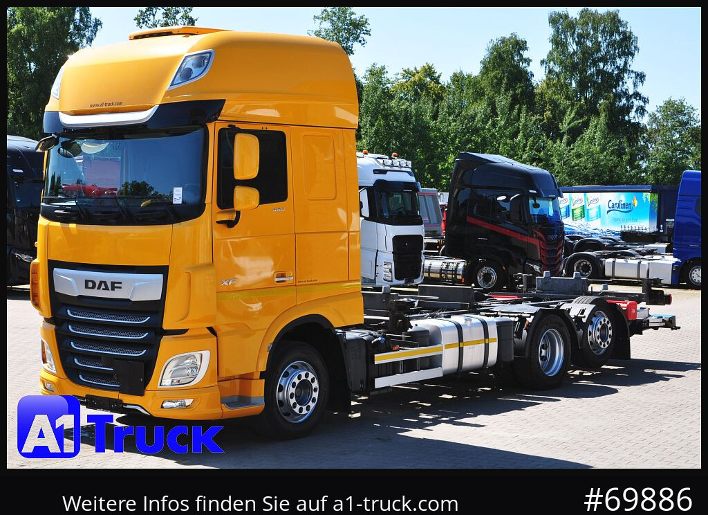 Konttialus/ Vaihtokuormatilat kuorma-auto DAF XF 480, MultiBDF, 7,45, Standklima, LBW,: kuva Konttialus/ Vaihtokuormatilat kuorma-auto DAF XF 480, MultiBDF, 7,45, Standklima, LBW,