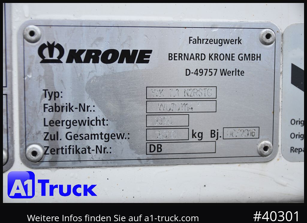 Vaihtokori - umpikori KRONE WB BDF 7,45 Koffer, 2720mm innen, Zurrösen: kuva Vaihtokori - umpikori KRONE WB BDF 7,45 Koffer, 2720mm innen, Zurrösen Vaihtokori - umpikori KRONE WB BDF 7,45 Koffer, 2720mm innen, Zurrösen: kuva Vaihtokori - umpikori KRONE WB BDF 7,45 Koffer, 2720mm innen, Zurrösen