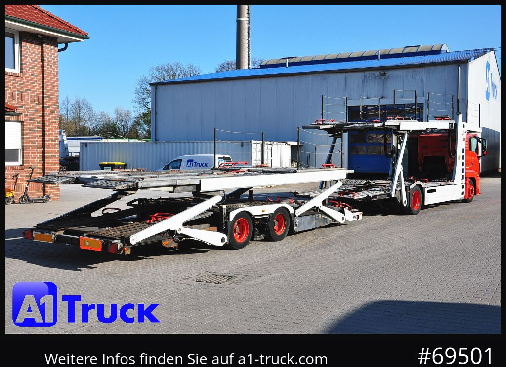 Kuljetin kuorma-auto MAN 18.400 TGX, Autotransporter Kässbohrer,: kuva Kuljetin kuorma-auto MAN 18.400 TGX, Autotransporter Kässbohrer,