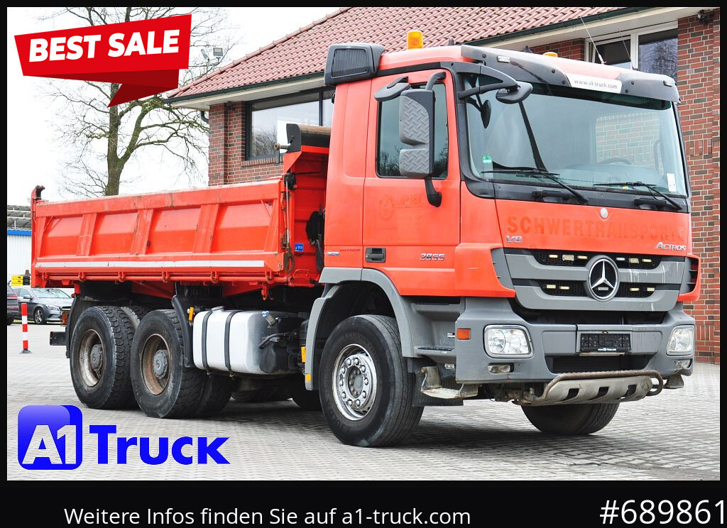 MERCEDES-BENZ Actros 2655 ,V8, 6x4 Meiller Klima , EPS - Kippiauto kuorma-auto: kuva MERCEDES-BENZ Actros 2655 ,V8, 6x4 Meiller Klima , EPS - Kippiauto kuorma-auto MERCEDES-BENZ Actros 2655 ,V8, 6x4 Meiller Klima , EPS - Kippiauto kuorma-auto: kuva MERCEDES-BENZ Actros 2655 ,V8, 6x4 Meiller Klima , EPS - Kippiauto kuorma-auto