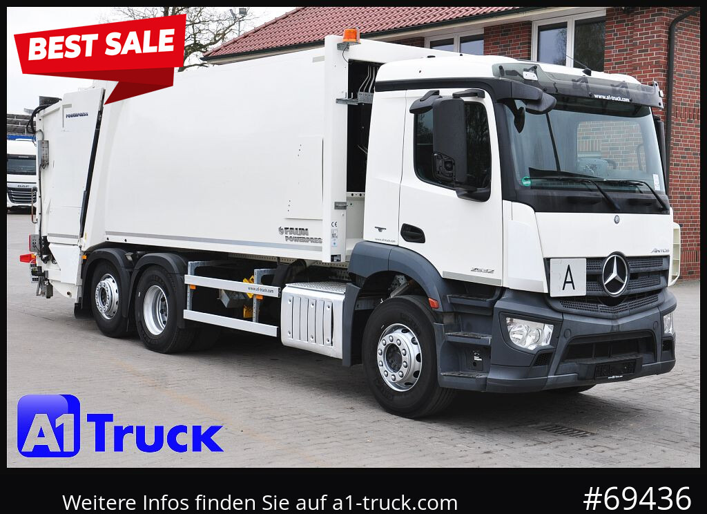 MERCEDES-BENZ Antos 2532 Faun Powerpresse II, - Roska-auto: kuva MERCEDES-BENZ Antos 2532 Faun Powerpresse II, - Roska-auto MERCEDES-BENZ Antos 2532 Faun Powerpresse II, - Roska-auto: kuva MERCEDES-BENZ Antos 2532 Faun Powerpresse II, - Roska-auto