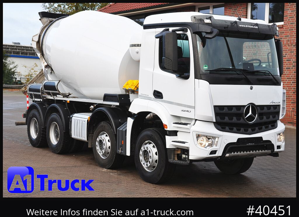MERCEDES-BENZ Arocs 3240, Liebherr HTM 905 9m³, - Betoniauto: kuva MERCEDES-BENZ Arocs 3240, Liebherr HTM 905 9m³, - Betoniauto MERCEDES-BENZ Arocs 3240, Liebherr HTM 905 9m³, - Betoniauto: kuva MERCEDES-BENZ Arocs 3240, Liebherr HTM 905 9m³, - Betoniauto
