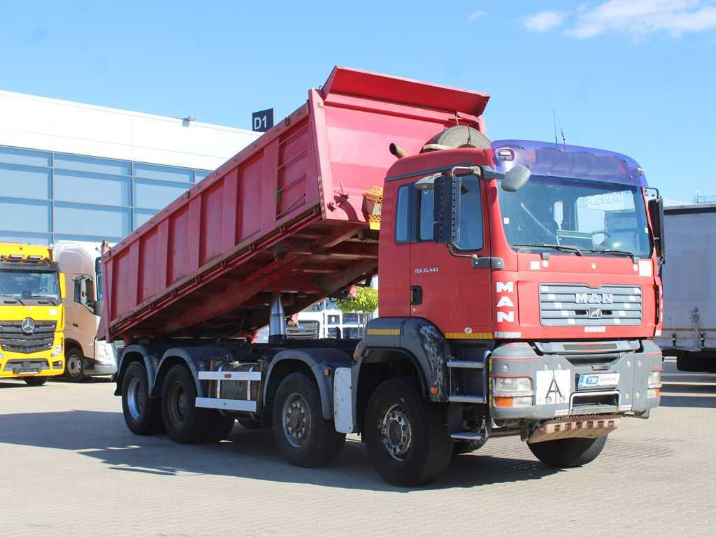 MAN TGA 35.440, 8X6, EURO 4, 17m³ - Kippiauto kuorma-auto: kuva MAN TGA 35.440, 8X6, EURO 4, 17m³ - Kippiauto kuorma-auto MAN TGA 35.440, 8X6, EURO 4, 17m³ - Kippiauto kuorma-auto: kuva MAN TGA 35.440, 8X6, EURO 4, 17m³ - Kippiauto kuorma-auto