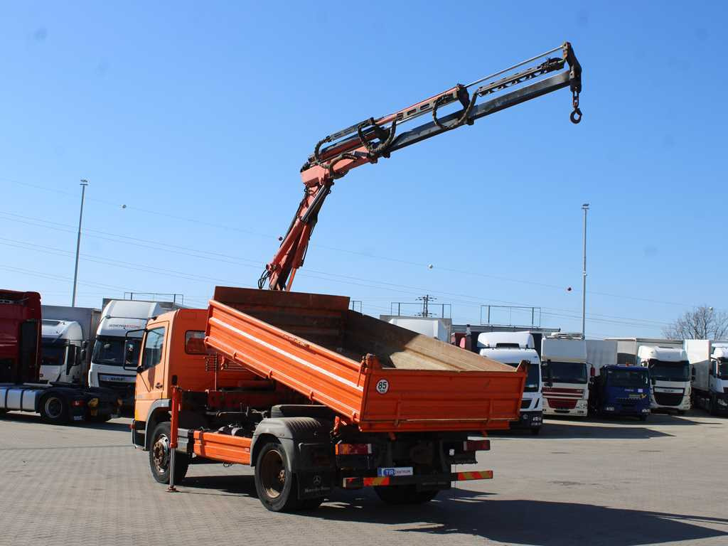 Mercedes-Benz Atego 1523, HYDRAULIC ARM ATLAS 60.1, THREE-SIDED - Kippiauto kuorma-auto, Nosturiauto: kuva  Mercedes-Benz Atego 1523, HYDRAULIC ARM ATLAS 60.1, THREE-SIDED - Kippiauto kuorma-auto, Nosturiauto Mercedes-Benz Atego 1523, HYDRAULIC ARM ATLAS 60.1, THREE-SIDED - Kippiauto kuorma-auto, Nosturiauto: kuva  Mercedes-Benz Atego 1523, HYDRAULIC ARM ATLAS 60.1, THREE-SIDED - Kippiauto kuorma-auto, Nosturiauto