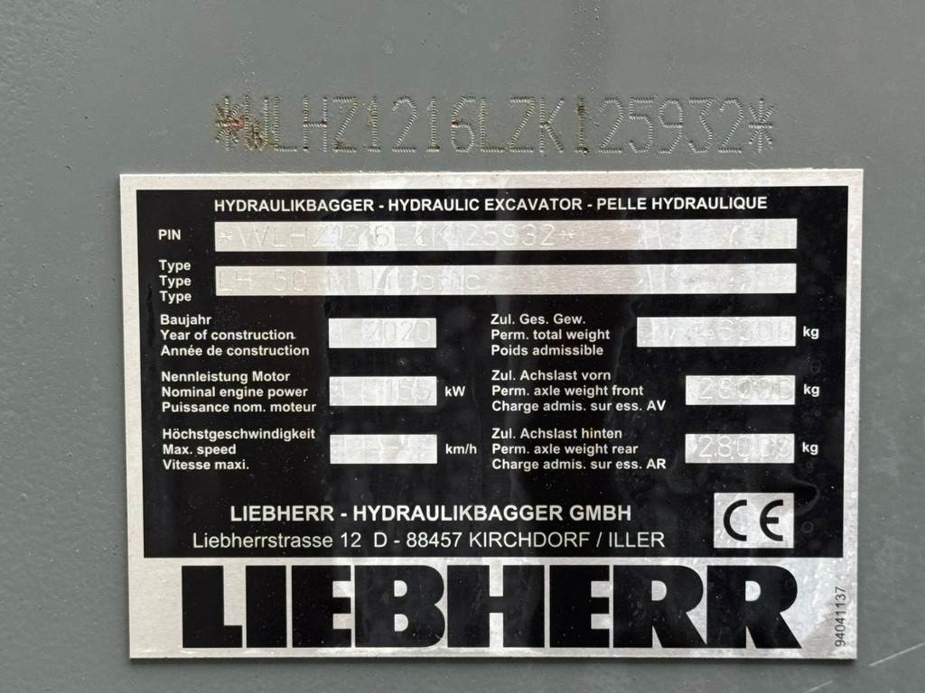 Materiaalinkäsittelykone Liebherr LH 50 M: kuva Materiaalinkäsittelykone Liebherr LH 50 M Materiaalinkäsittelykone Liebherr LH 50 M: kuva Materiaalinkäsittelykone Liebherr LH 50 M