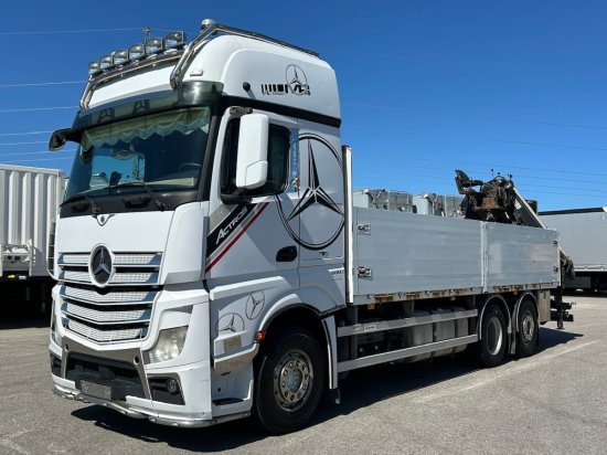 Mercedes-Benz Actros 2545 L 6x2, Retarder, Pritsche, Hiab XS 166 D-4 PRO, E5 - Lava-kuorma-auto, Nosturiauto: kuva Mercedes-Benz Actros 2545 L 6x2, Retarder, Pritsche, Hiab XS 166 D-4 PRO, E5 - Lava-kuorma-auto, Nosturiauto Mercedes-Benz Actros 2545 L 6x2, Retarder, Pritsche, Hiab XS 166 D-4 PRO, E5 - Lava-kuorma-auto, Nosturiauto: kuva Mercedes-Benz Actros 2545 L 6x2, Retarder, Pritsche, Hiab XS 166 D-4 PRO, E5 - Lava-kuorma-auto, Nosturiauto