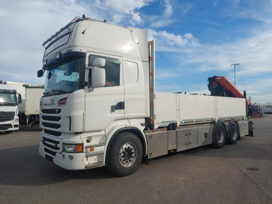 Scania R730 6x4 Pritsche, Voll-Luft Palfinger PK27002 Kran Retarder, Alu-Felgen, - Lava-kuorma-auto, Nosturiauto: kuva Scania R730 6x4 Pritsche, Voll-Luft Palfinger PK27002 Kran Retarder, Alu-Felgen, - Lava-kuorma-auto, Nosturiauto Scania R730 6x4 Pritsche, Voll-Luft Palfinger PK27002 Kran Retarder, Alu-Felgen, - Lava-kuorma-auto, Nosturiauto: kuva Scania R730 6x4 Pritsche, Voll-Luft Palfinger PK27002 Kran Retarder, Alu-Felgen, - Lava-kuorma-auto, Nosturiauto