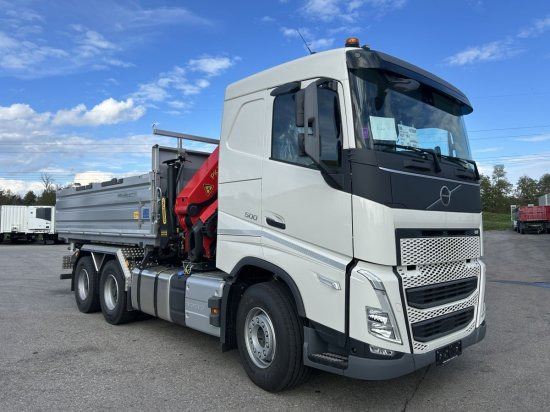 Volvo FH 500 3-Seiten Meiller Kipper mit Palfinger PK22002EH, Retarder, - Kippiauto kuorma-auto: kuva Volvo FH 500 3-Seiten Meiller Kipper mit Palfinger PK22002EH, Retarder, - Kippiauto kuorma-auto Volvo FH 500 3-Seiten Meiller Kipper mit Palfinger PK22002EH, Retarder, - Kippiauto kuorma-auto: kuva Volvo FH 500 3-Seiten Meiller Kipper mit Palfinger PK22002EH, Retarder, - Kippiauto kuorma-auto
