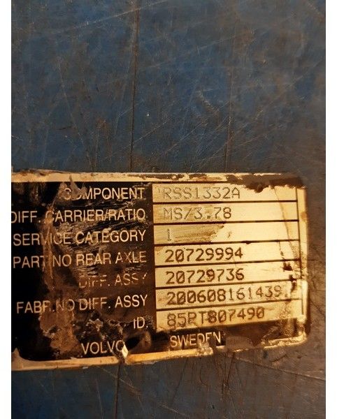 Volvo RSS1332A RSS1332A - Taka-akseli: kuva Volvo RSS1332A RSS1332A - Taka-akseli Volvo RSS1332A RSS1332A - Taka-akseli: kuva Volvo RSS1332A RSS1332A - Taka-akseli