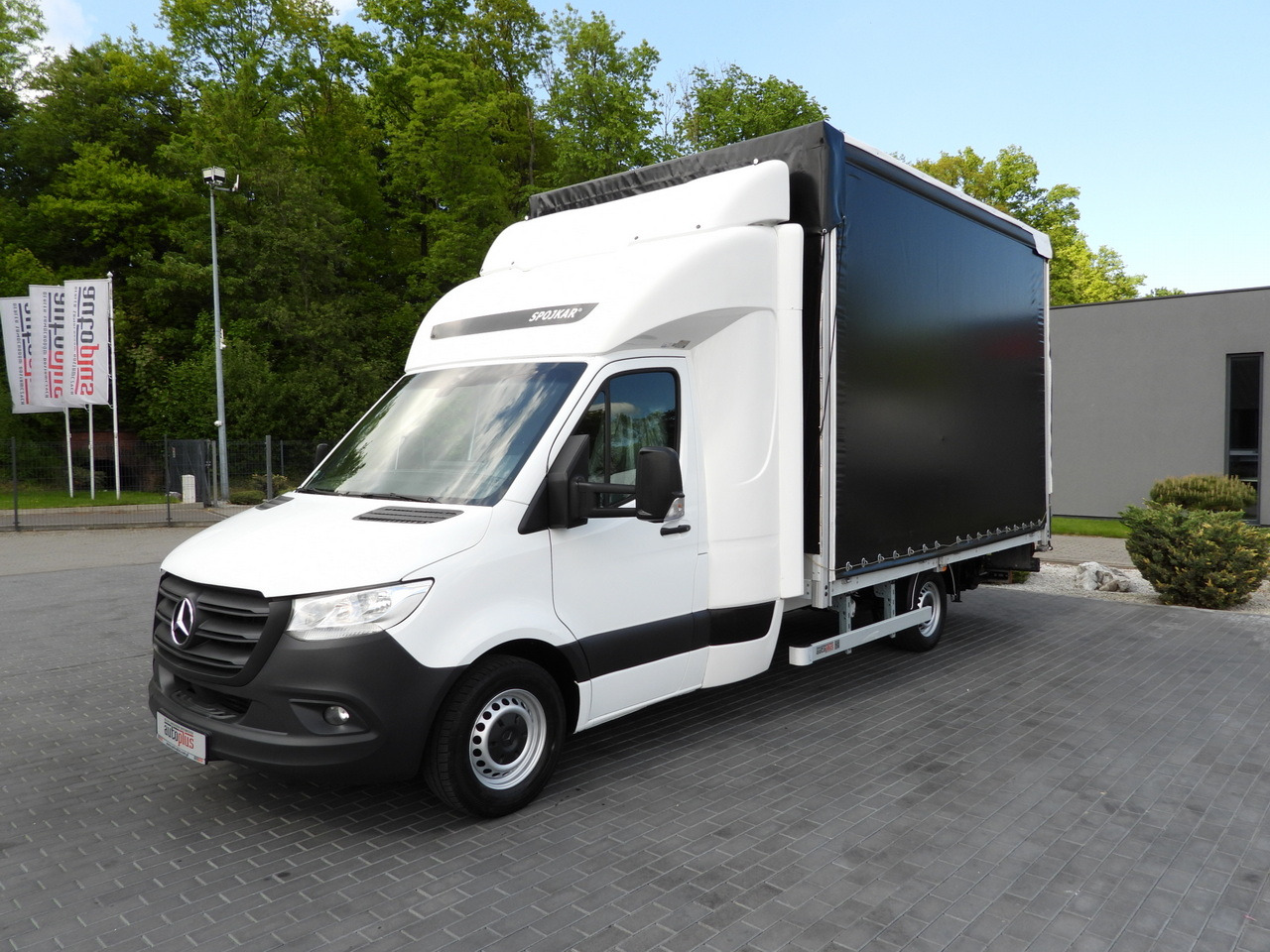 Pressukapelli tavara-auto MERCEDES SPRINTER 316 TARPAULIN LIFT 10 PALLETS WEBASTO CRUISE CONTROL PNEUMATICS AIR CONDITIONING  160HP: kuva Pressukapelli tavara-auto MERCEDES SPRINTER 316 TARPAULIN LIFT 10 PALLETS WEBASTO CRUISE CONTROL PNEUMATICS AIR CONDITIONING  160HP