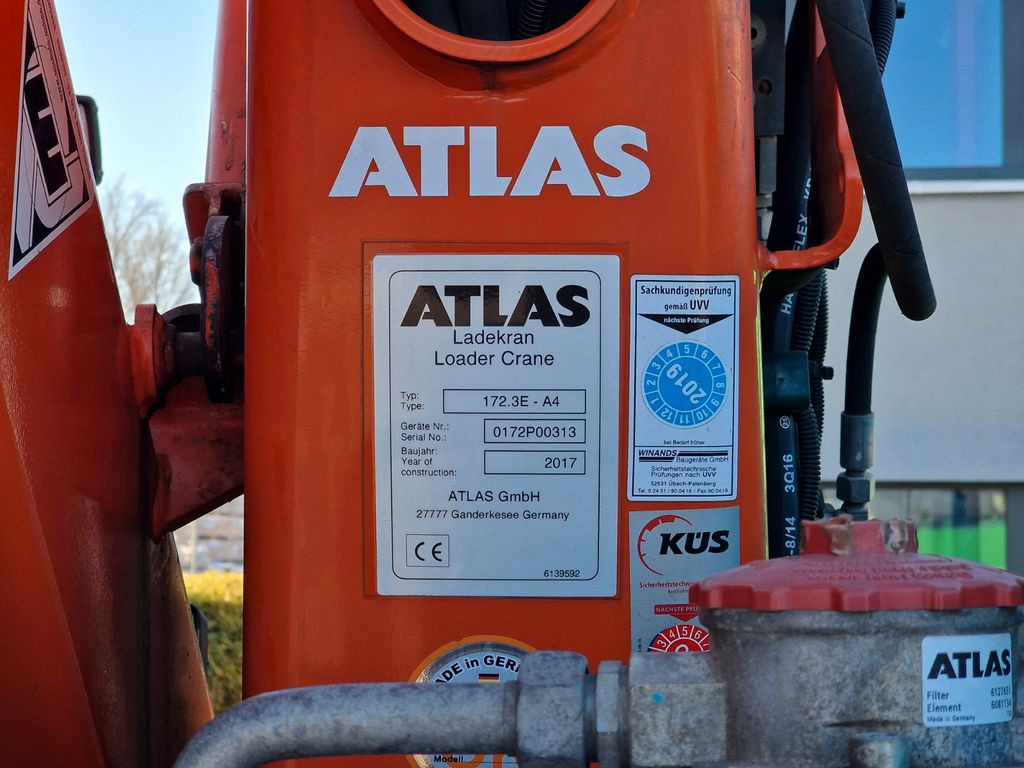 Nosturiauto, Lava-kuorma-auto MAN TGS 26.460 6X2-4 BL / Intarder / Atlas 172.3E-A4: kuva Nosturiauto, Lava-kuorma-auto MAN TGS 26.460 6X2-4 BL / Intarder / Atlas 172.3E-A4