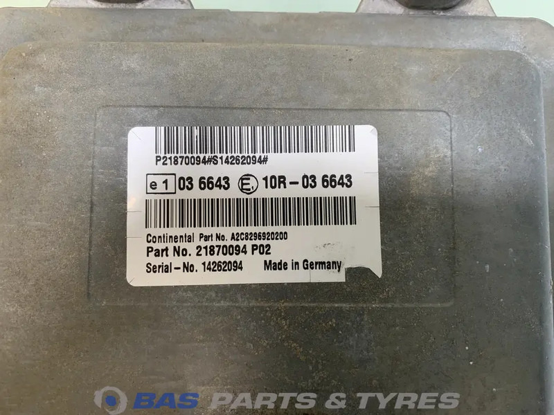 Volvo Regeleenheid Ad-Blue Volvo 21870094 - Ohjainyksikkö - Kuorma-auto: kuva Volvo Regeleenheid Ad-Blue Volvo 21870094 - Ohjainyksikkö - Kuorma-auto Volvo Regeleenheid Ad-Blue Volvo 21870094 - Ohjainyksikkö - Kuorma-auto: kuva Volvo Regeleenheid Ad-Blue Volvo 21870094 - Ohjainyksikkö - Kuorma-auto