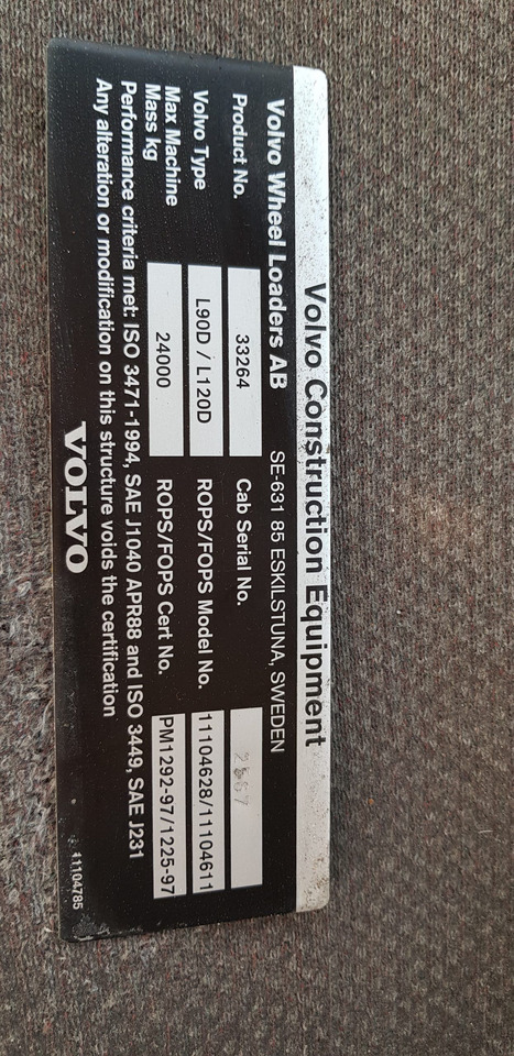 VOLVO L90D S/N 33264 - Pyöräkuormaaja: kuva VOLVO L90D S/N 33264 - Pyöräkuormaaja VOLVO L90D S/N 33264 - Pyöräkuormaaja: kuva VOLVO L90D S/N 33264 - Pyöräkuormaaja